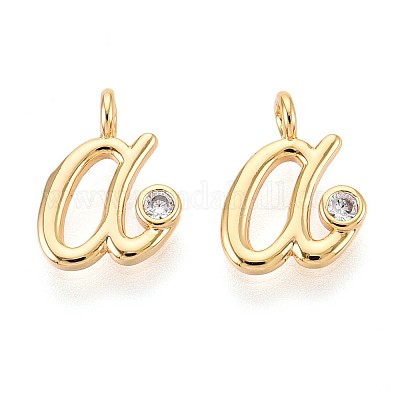 Латунные микро проложить кубического циркония подвески KK-N263-97G-A-1