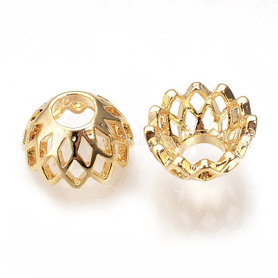 Шапочки и конусы для бусин&nbsp;KK-R058-145G-1