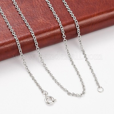 Ожерелья из хирургической нержавеющей стали 316 с цепочкой из троса NJEW-JN01047-03-1