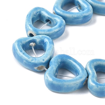 Фарфора ручной работы бисер нитей PORC-Z002-01F-1