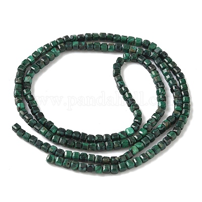 Природного малахита бисер нитей G-D306-B01-2x2mm-1