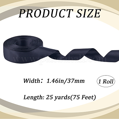 25 ярд двусторонних атласных лент из полиэстера SRIB-CP0001-02B-1