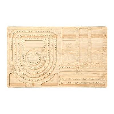 Прямоугольные доски для дизайна деревянных браслетов&nbsp;TOOL-YWC0003-06-1