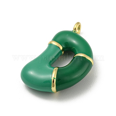 Латунь эмаль подвески X-KK-E093-03G-D-1