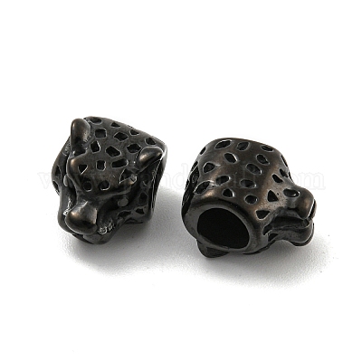 Ионное покрытие (IP) 304 нержавеющая сталь европейские бусины STAS-P237-43B-1