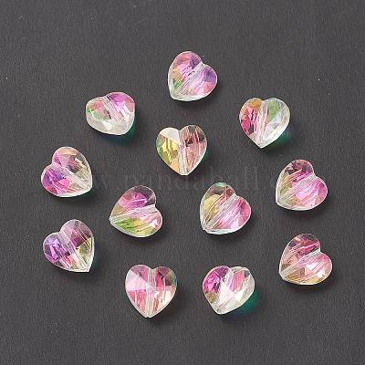 Прозрачные стеклянные бусины GLAA-K002-07A-20-1