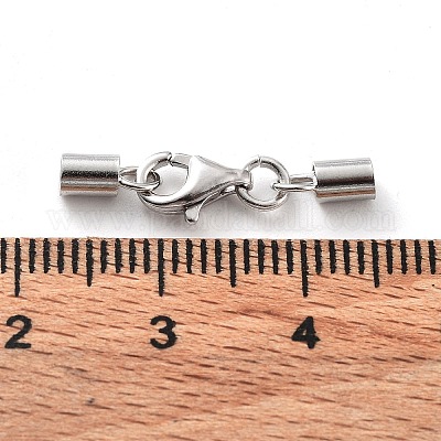 Антикоррозийные застежки-клешни из стерлингового серебра 925 шт. STER-P055-03D-P-1