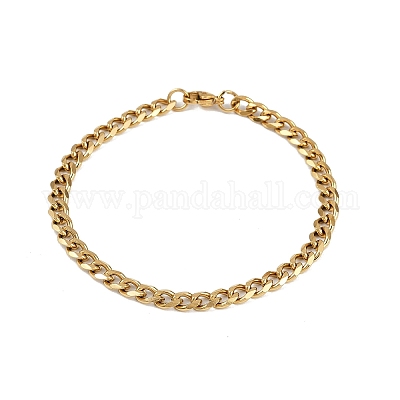 201 браслет из нержавеющей стали куба-киан для мужчин BJEW-B138-07G-1