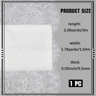 Нейлоновая кружевная ткань DIY-WH20062-24B-1