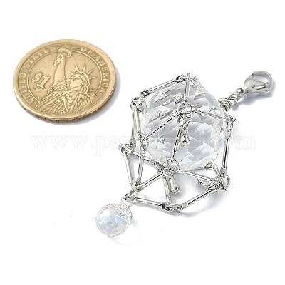 Латунный держатель для мешочка HJEW-JM01532-02-1