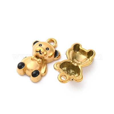 Подвески из нержавеющей стали 304 с эмалью STAS-B085-35G-01-1