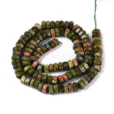 Природные Unakite бисер нитей&nbsp;G-N357-14A-10-1