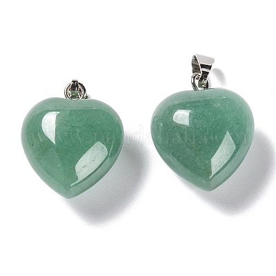 Естественный зеленый авантюрин подвески X-G-I311-A06-1