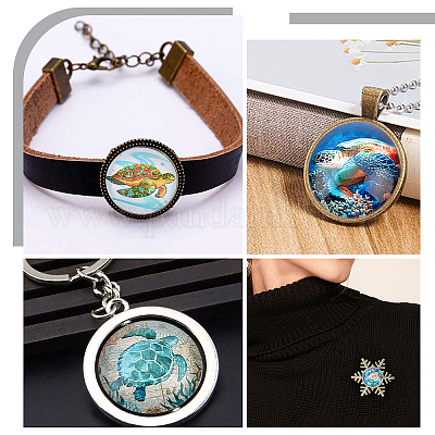 Кабошоны из стекла GGLA-SC0001-57-1