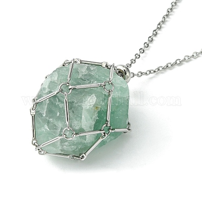 Мешочек для макраме из нержавеющей стали 304 NJEW-JN04468-07-1