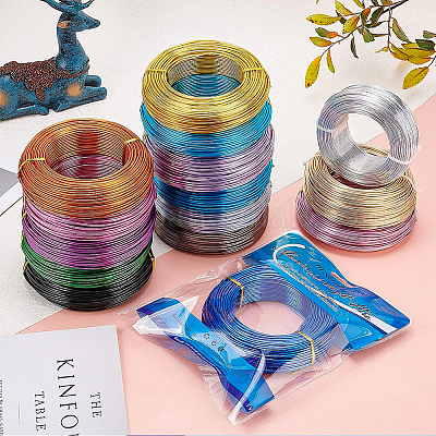 Круглый анодированный алюминиевый провод AW-BC0007-2.0mm-10-1