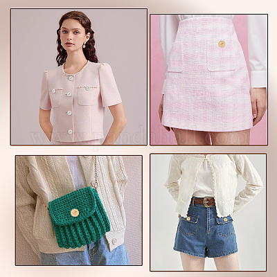 20 шт. 2-х цветные пуговицы из сплава с тремя отверстиями на ножке BUTT-GA0001-40-1