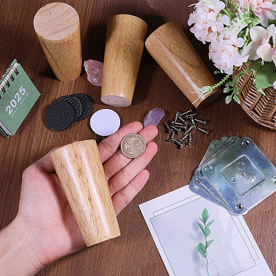 Ножка деревянной мебели AJEW-WH0651-21B-1