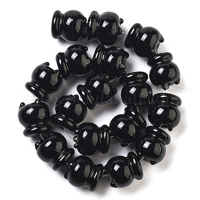 Бусы лэмпворк ручной работы LAMP-A004-03C-1