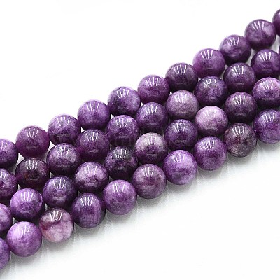 Природного кварца нитей бисера&nbsp;G-N355-8mm-65-1