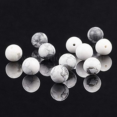 Природные Говлит бисер нитей G-OC0001-51-1