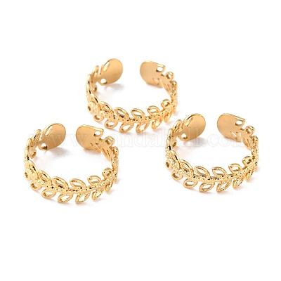 Ионное покрытие (ip) кольца из нержавеющей стали 304 RJEW-L102-32G-1