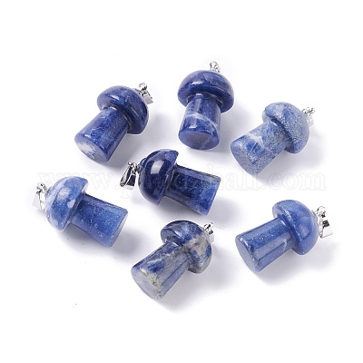 Природные подвески содалитом G-M380-B05-P-1