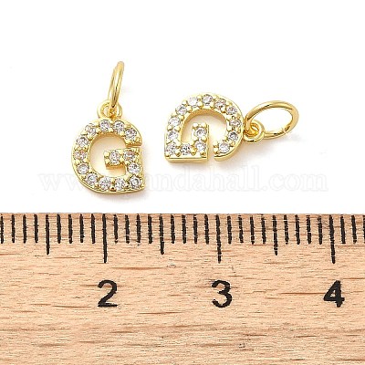 Латунные микро проложить кубического циркония подвески KK-M273-02G-G-1