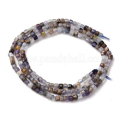 Природного флюорита бисер нитей&nbsp;LS-G-RM2025-C21-A-1
