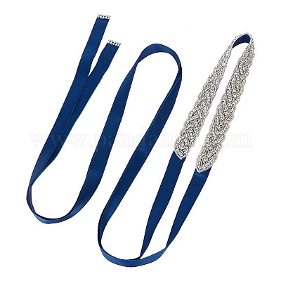 Свадебный пояс для свадебного платья AJEW-WH0471-114A-1