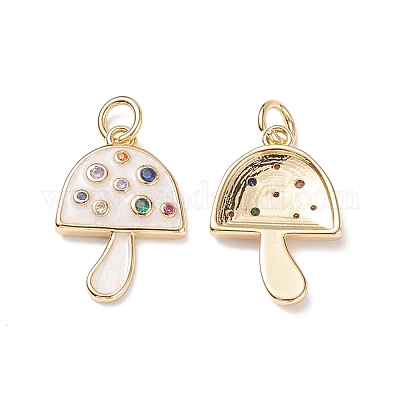 Латунные подвески из микро-паве KK-C100-09G-1