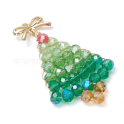 Подвески из золотого стекла и сплава PALLOY-JF02987-1