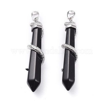 Натуральные драгоценные камни большие остроконечные подвески G-F696-B-1