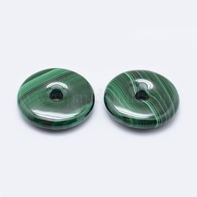 Природного малахита подвески&nbsp;G-F571-10-25mm-1