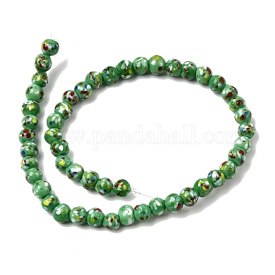 Бусы лэмпворк ручной работы&nbsp;LAMP-H071-01A-09-1