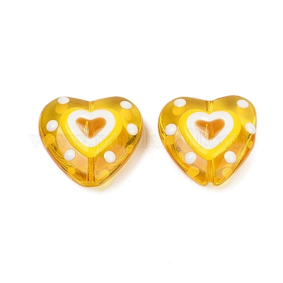 Бусы лэмпворк ручной работы LAMP-R004-06B-06-1