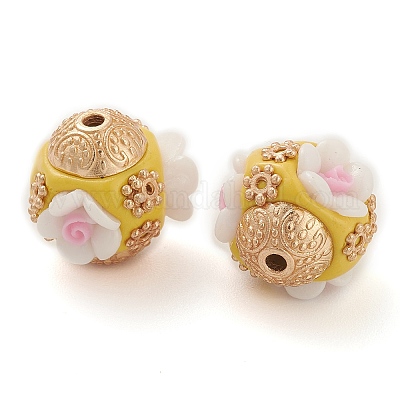 Индонезийские бусины ручной работы IPDL-B001-01D-1