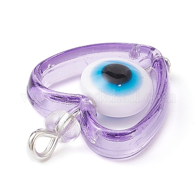 Прозрачные акриловые подвески PALLOY-JF02331-1