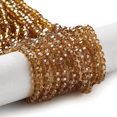 Гальванизируйте прозрачное стекло бисер нитей EGLA-A035-T3mm-A04-1