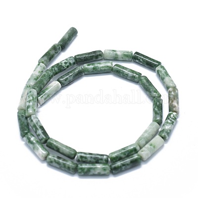 Натуральные зеленые пятна яшмовых нитей G-F631-D13-1