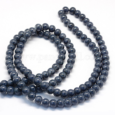 Выпечка роспись стекла круглый шарик нити&nbsp;DGLA-Q019-6mm-55-1