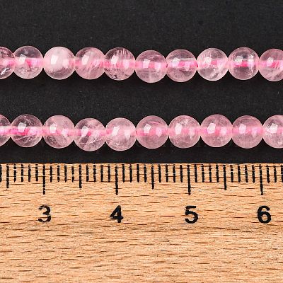 Натуральный мадагаскар розовый кварц бисер strads X-G-D655-4mm-1