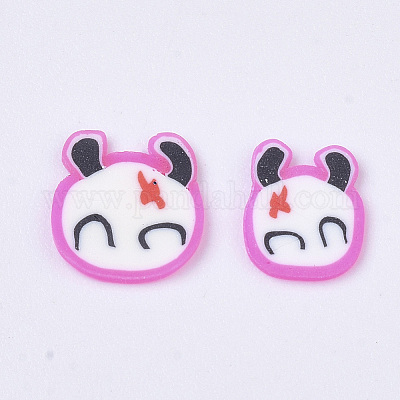 Кабошоны из полимерной глины ручной работы&nbsp;LS-CLAY-R087-18-1