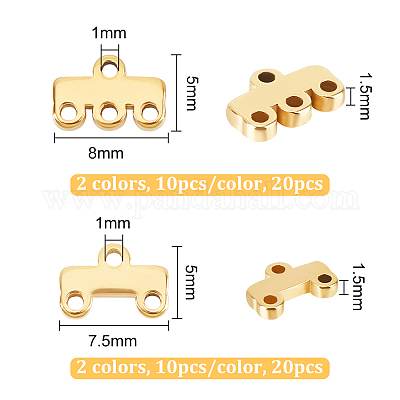 40 шт. 4 элемента люстр из нержавеющей стали 304 STAS-UN0047-35-1