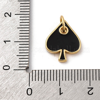 Латунь эмаль подвески KK-Q098-25G-A02-1