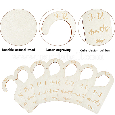 1 комплект деревянных разделителей для детского шкафа WOOD-CP0001-07-1