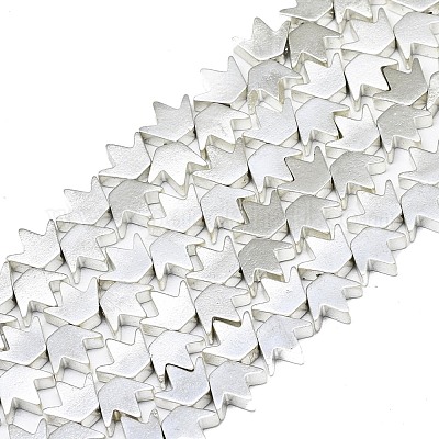 Гальванизировать немагнитных синтетический гематит бисер пряди G-S372-002-02S-1