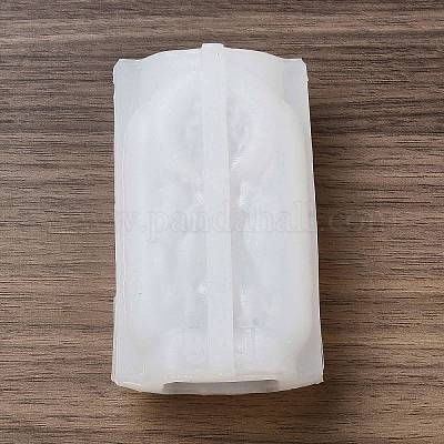 3d тканая сетка/паутина с силиконовыми формами для свечей с ароматом перьев DIY-G099-03-1