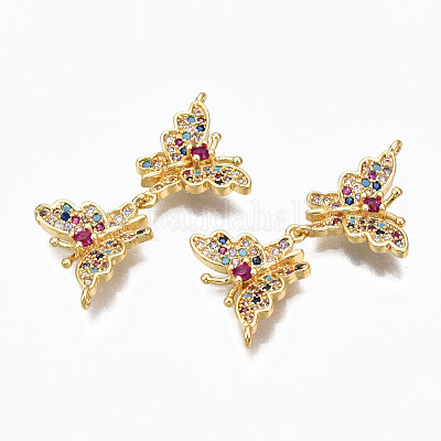 Соединители из латуни с микрочастицами и кубическим цирконием ZIRC-N039-122-NF-1