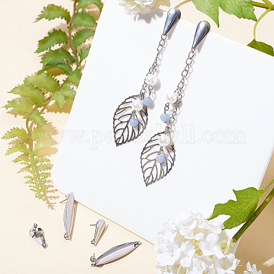 Фурнитура для сережек-гвоздиков из нержавеющей стали 304 STAS-UN0003-21P-1